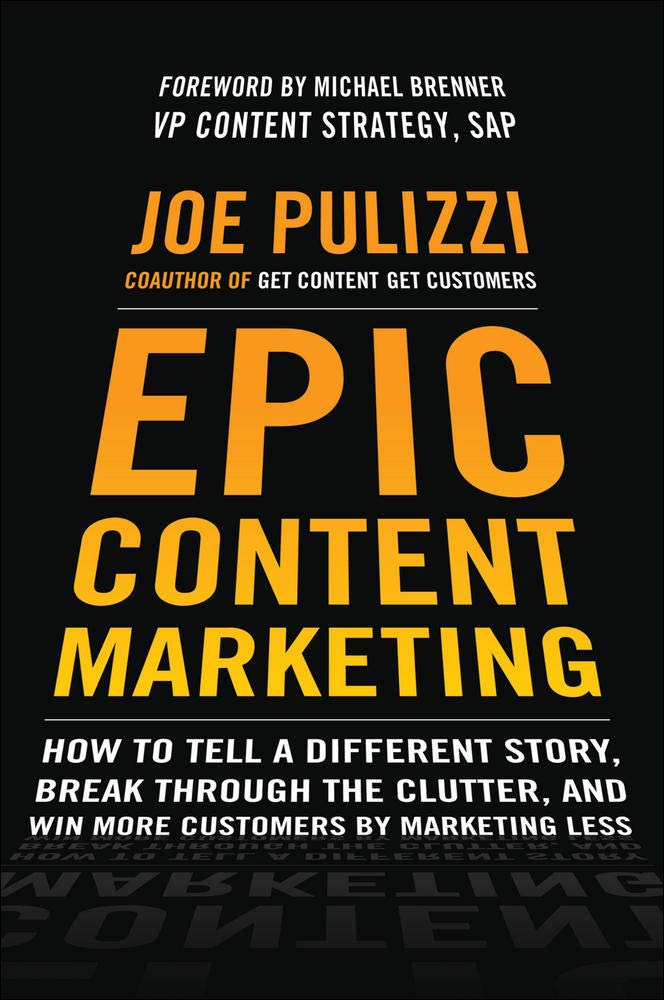 Couverture du livre Epic Content Marketing de Joe Pulizzi