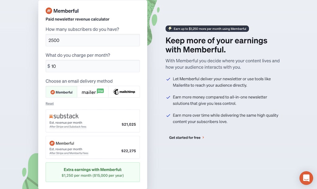 Substack vs Memberful