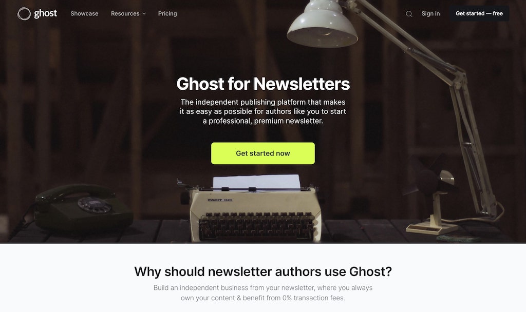 Ghost CMS pour newsletter payante