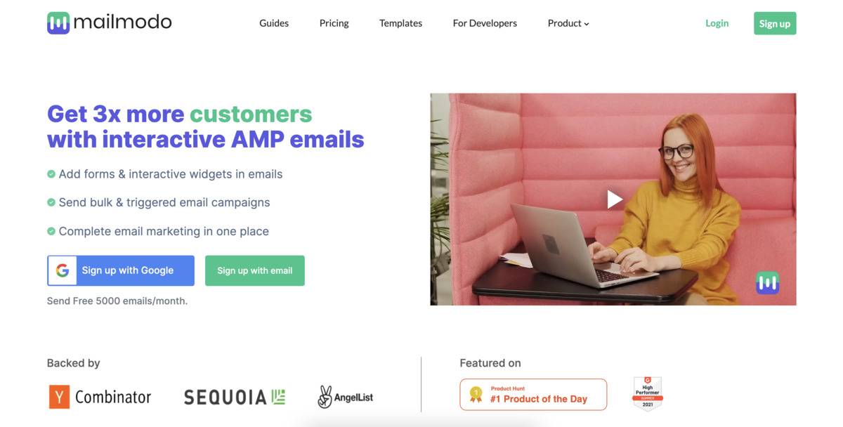 Outil de marketing par e-mail Mailmodo